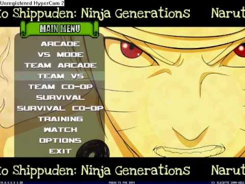 Naruto Shippuden Ninja Generations Mugen 2012 Move List